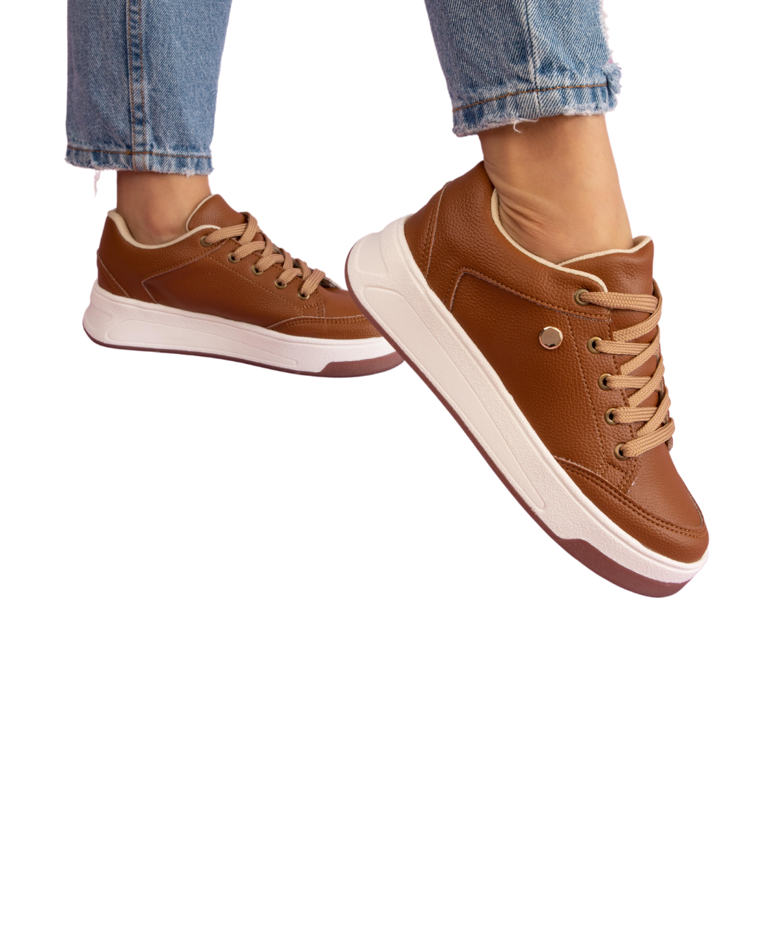 Ashley Sneaker- Tan