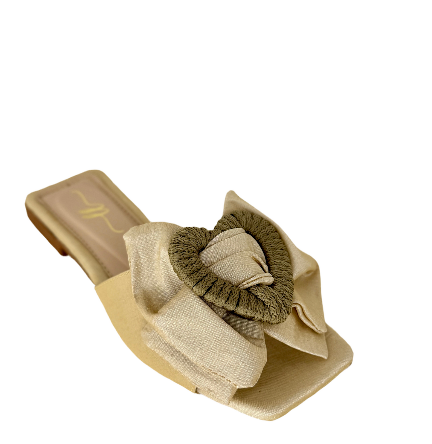 Heart 1 Gold Sandal