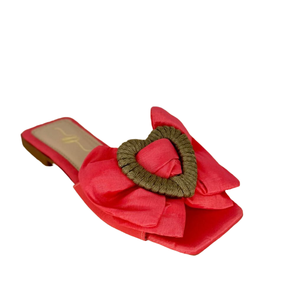 Heart 1 Coral Sandal