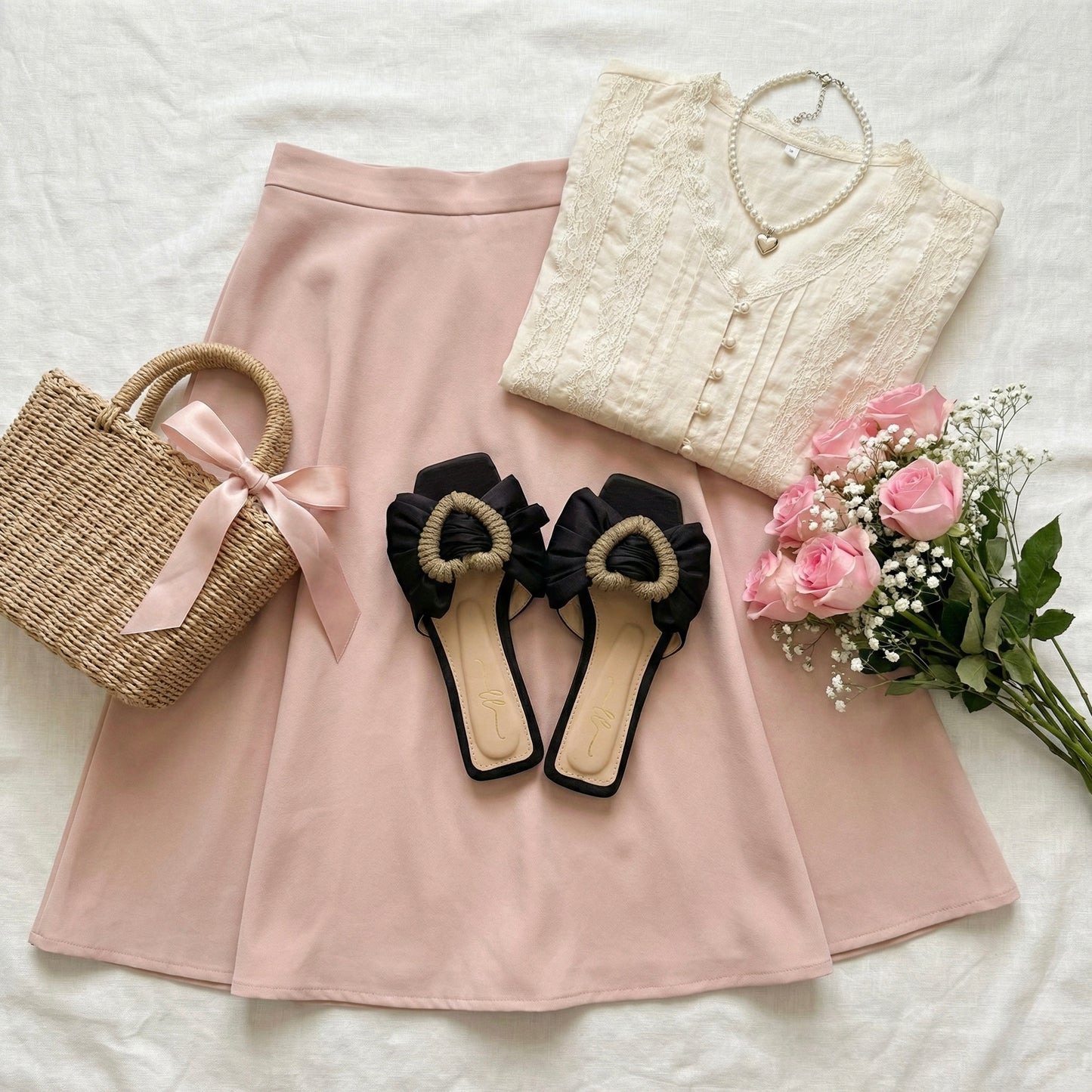 Heart 1 Black Sandal