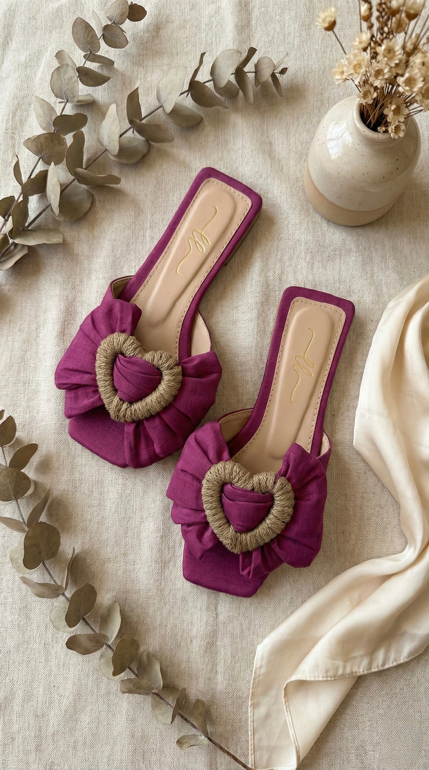 Heart 1 Magenta Sandal