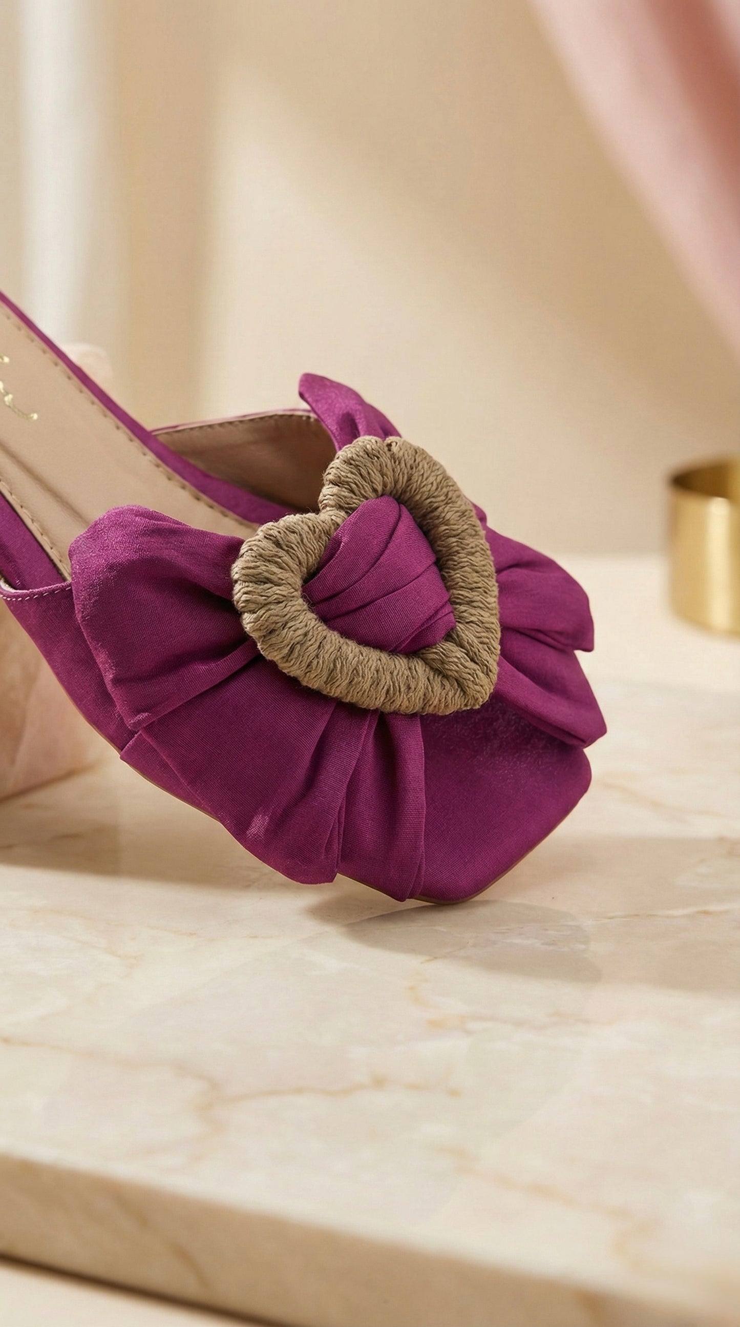 Heart 1 Magenta Sandal