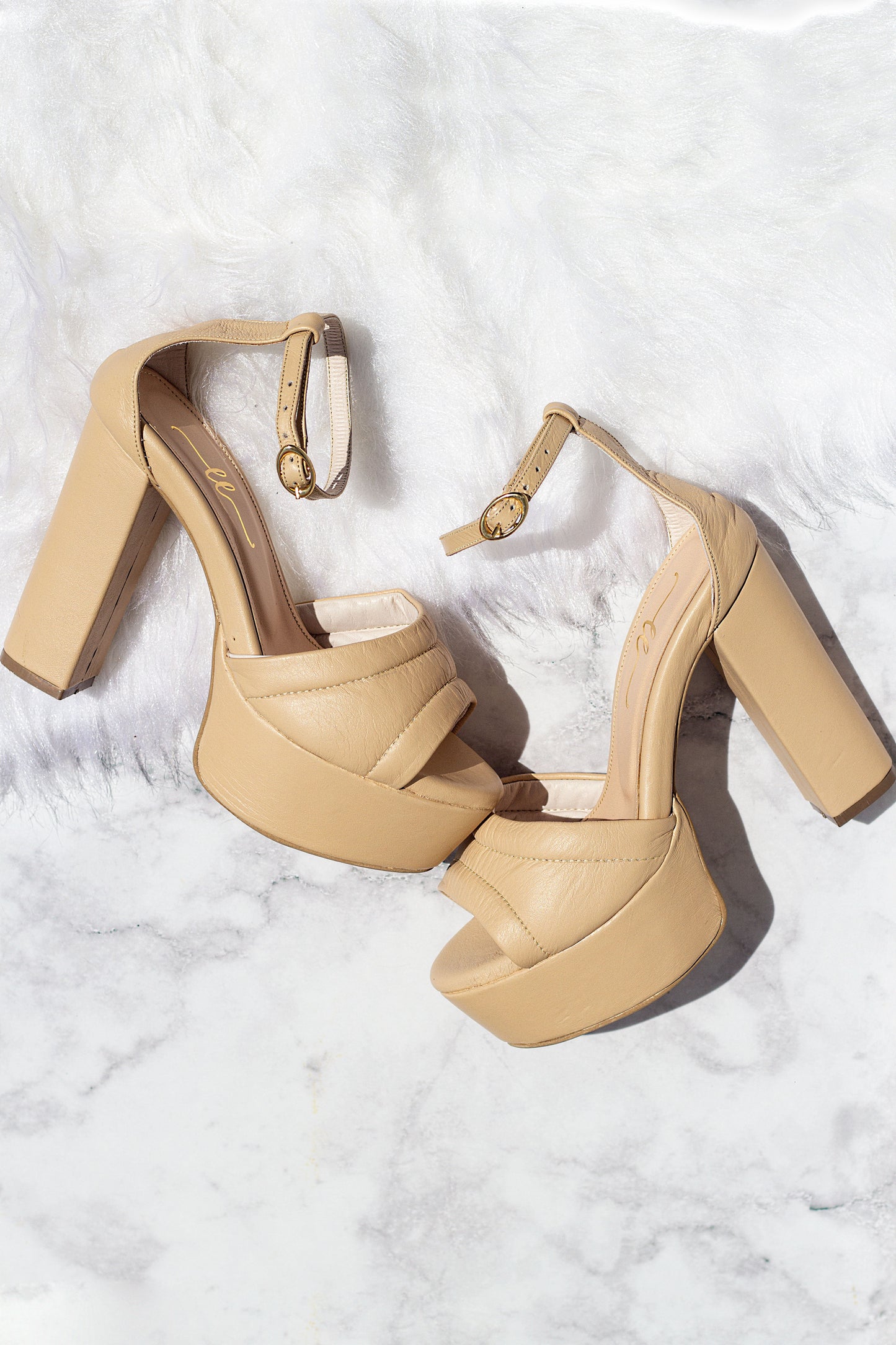 Leticia Platform Heel - Nude