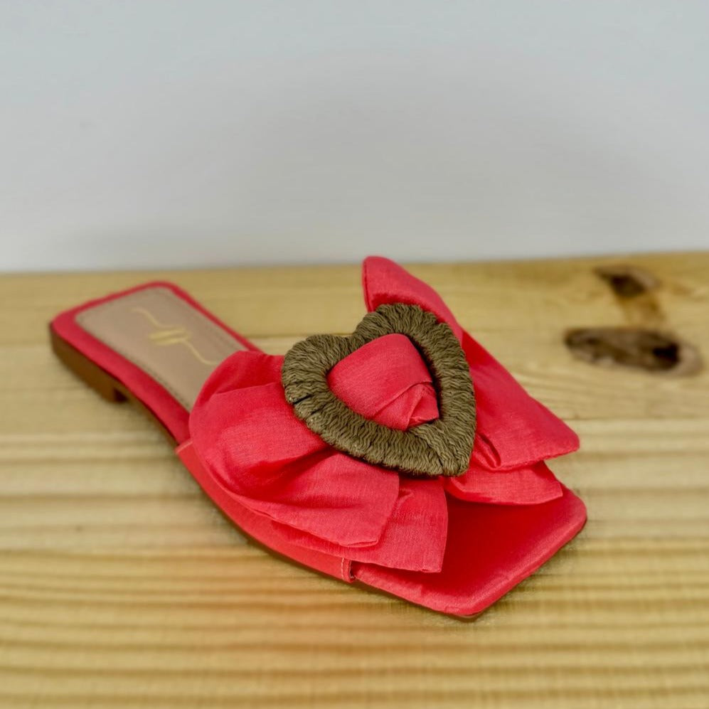 Heart 1 Coral Sandal